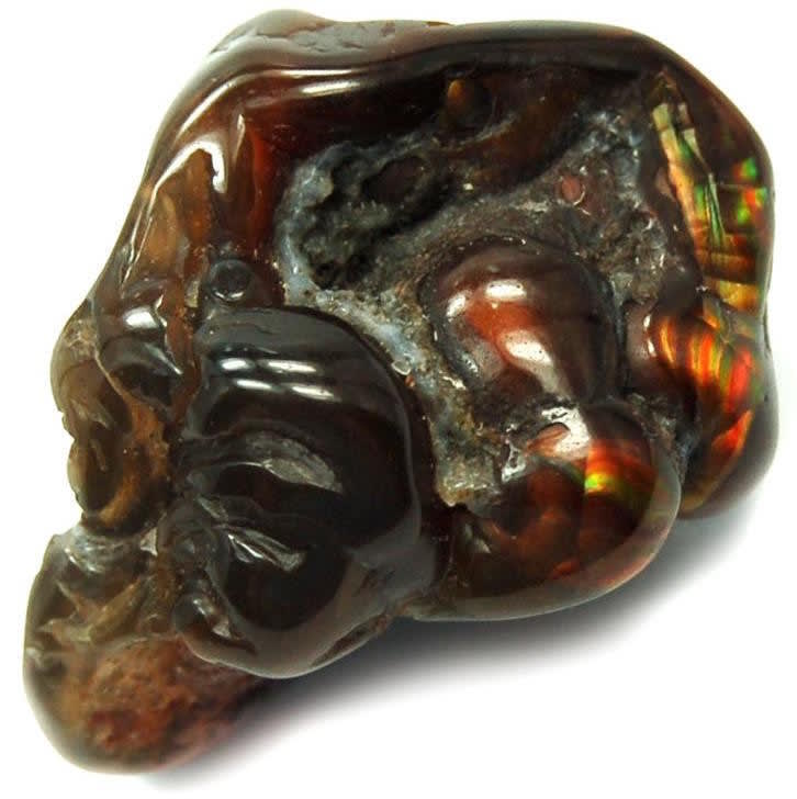Pierre roulée agate de feu