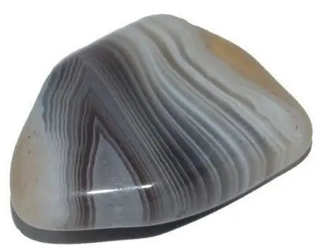 Grey Agate Tumbled Stone Powerfulhand.com