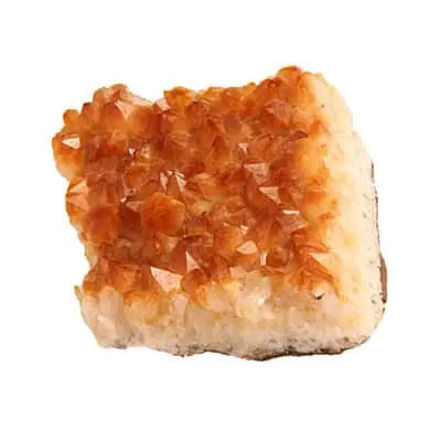 Citrine Cluster Rough Crystal Powerfulhand.com