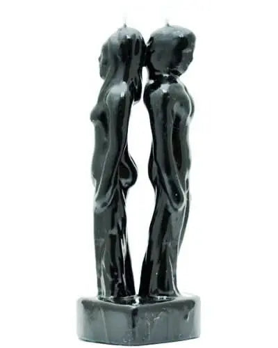 Man & Woman Back to Back Image Candle Powerfulhand.com