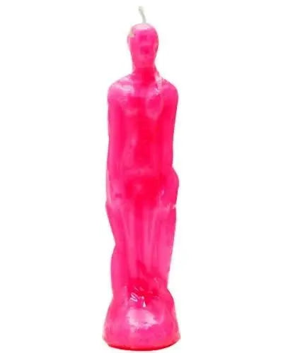 Pink Male Image Candle Powerfulhand.com