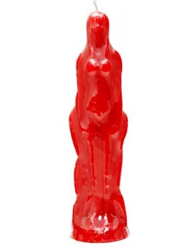 Red Female Image Candle