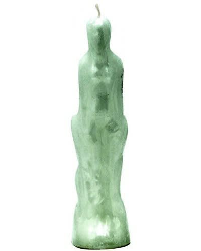 White Female Image Candle