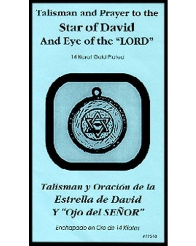 Étoile de David et œil du Seigneur Talisman