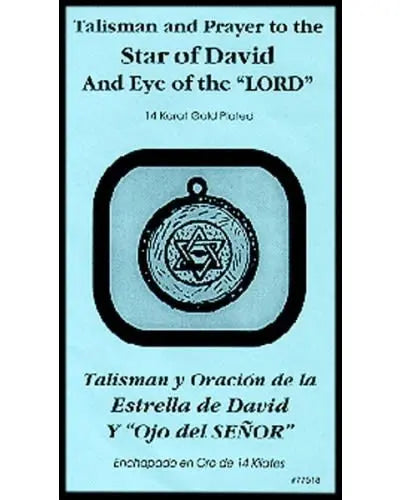 Star Of David & Eye Of The Lord Talisman Powerfulhand.com