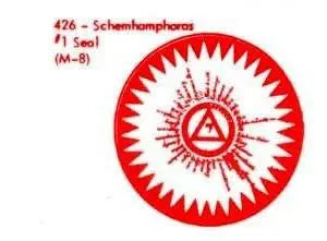 M-8 Schemhamphoras #1 Seal Powerfulhand.com