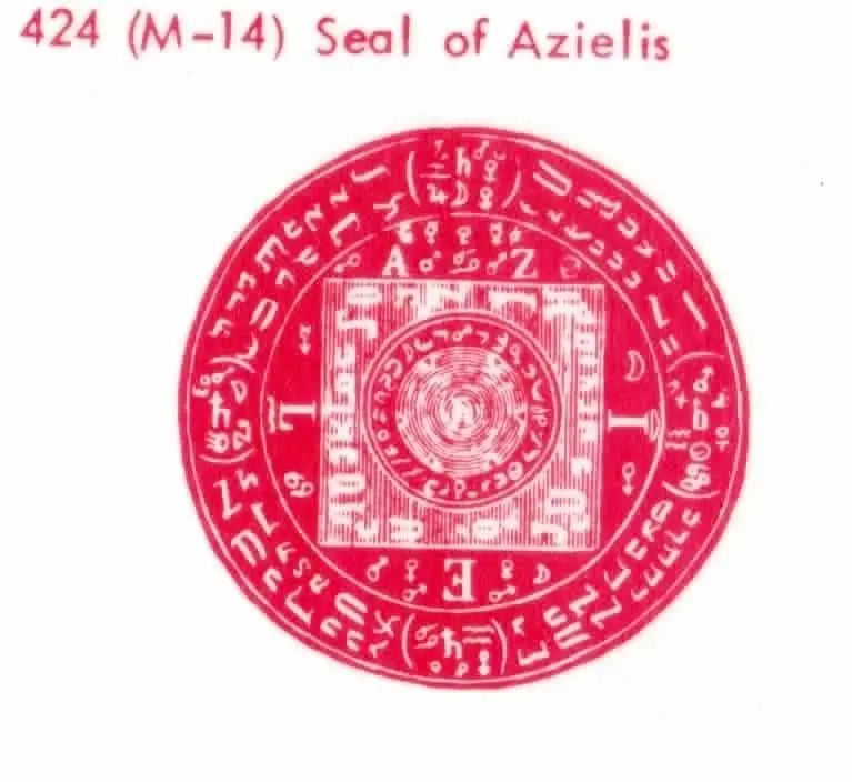 M-14 Seal Of Azielis Powerfulhand.com