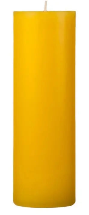 Yellow Pillar Candle (2x6") Powerfulhand.com