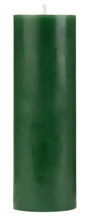 Green Pillar Candle (2x6") Powerfulhand.com