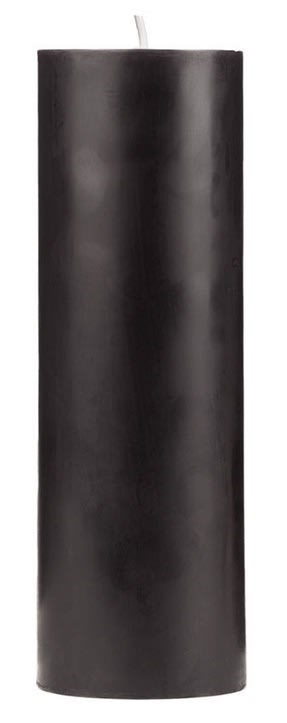 Vela Pilar Preta (2x6")