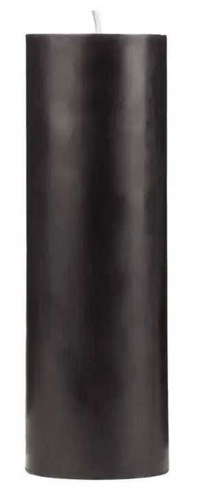 Black Pillar Candle (2x6") Powerfulhand.com