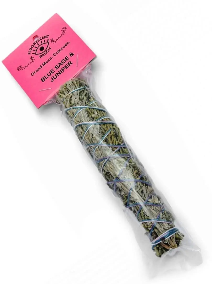 Blue Sage & Juniper Smudge Stick Powerfulhand.com