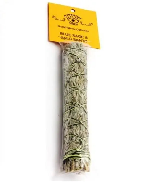 Blue Sage & Palo Santo Smudge Stick Powerfulhand.com