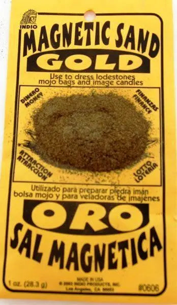 Gold Magnetic Sand Powerfulhand.com