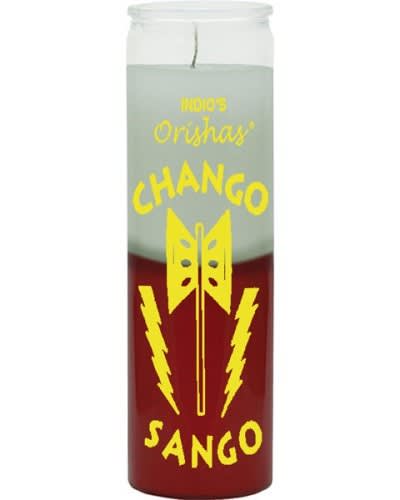 Bougie Chango Blanche & Rouge