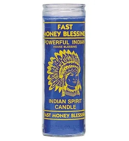 Fast Money Blessing Crusader Candle Powerfulhand.com