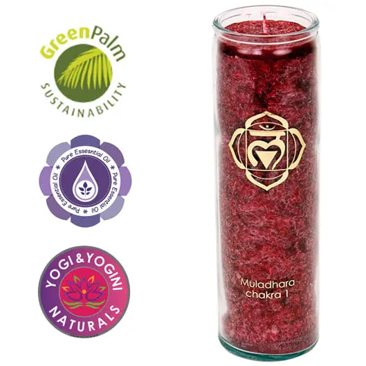 1st Chakra Aroma Candle Powerfulhand.com
