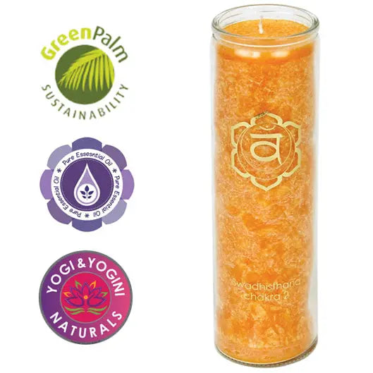 2nd Chakra Aroma Candle Powerfulhand.com
