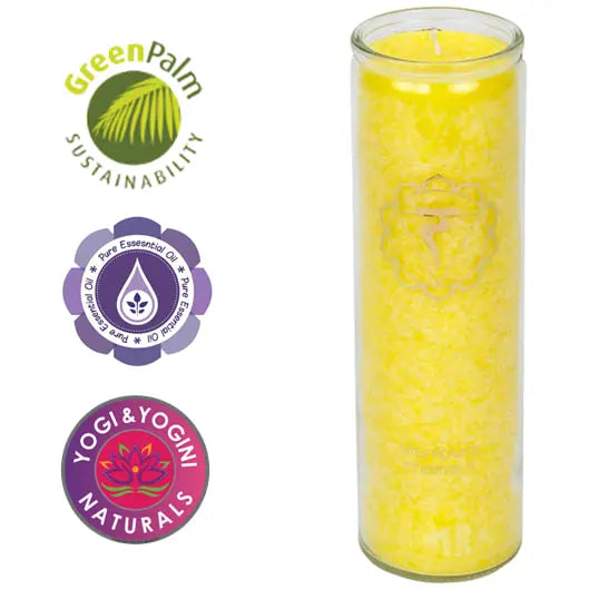 3rd Chakra Aroma Candle Powerfulhand.com