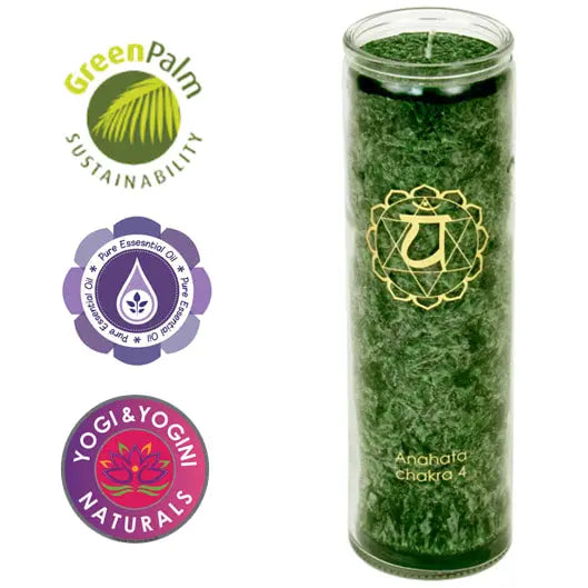4th Chakra Aroma Candle Powerfulhand.com
