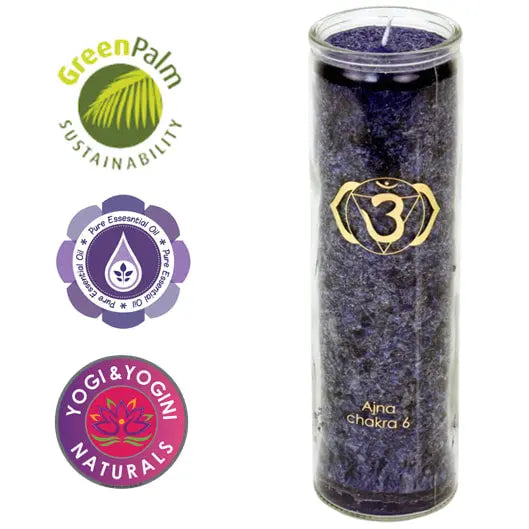 6th Chakra Aroma Candle Powerfulhand.com