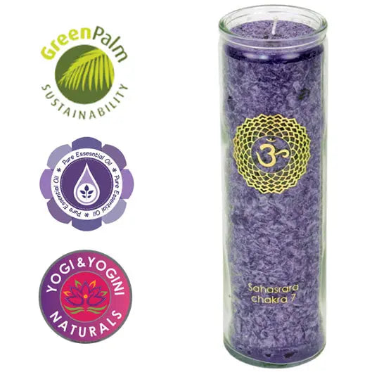 7th Chakra Aroma Candle Powerfulhand.com