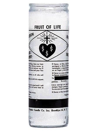 Fruit of Life Crusader Candle