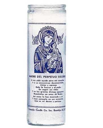 Our Lady of Perpetual Help Crusader Candle