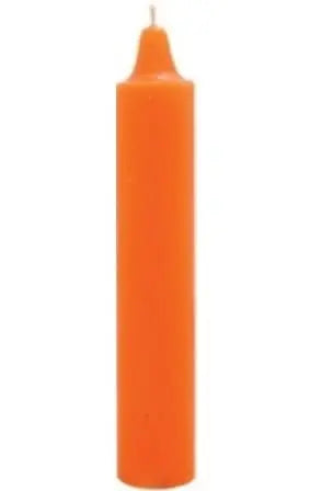 Orange Jumbo Candle Powerfulhand.com