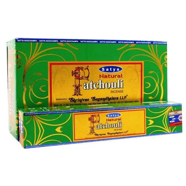 Satya Natural Patchouli Incense Sticks Satya Incense