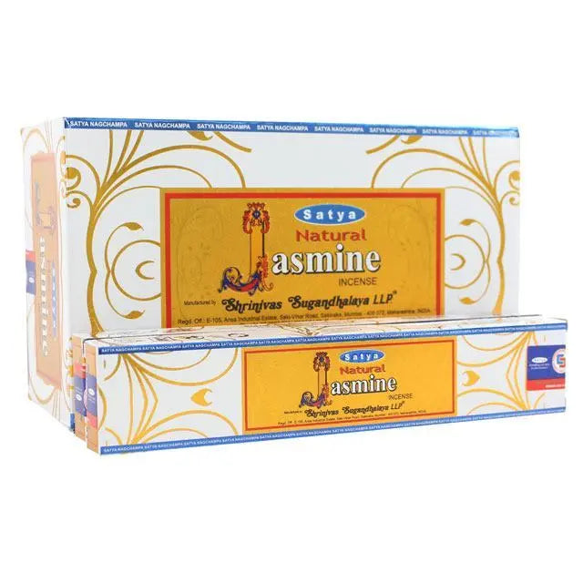 Satya Natural Jasmine Incense Sticks Satya Incense