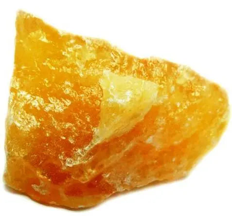 Orange Calcite Rough Crystal Powerfulhand.com