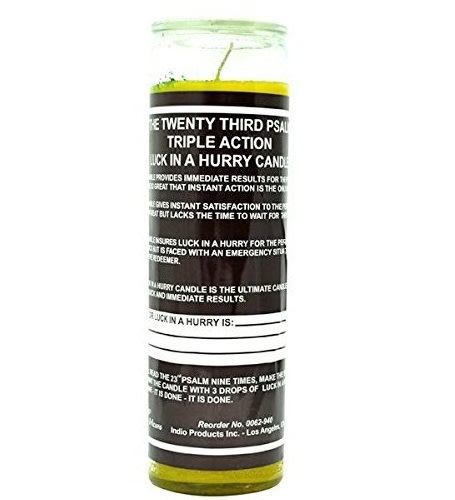 Sorte com pressa Vela amarela