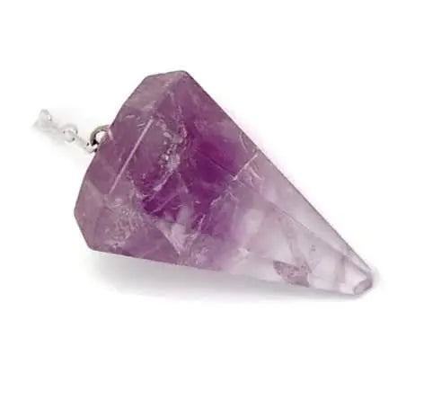 Amethyst Crystal Pendulum Powerfulhand.com