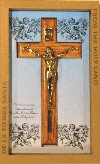 Olive Wood Crucifix Powerfulhand.com