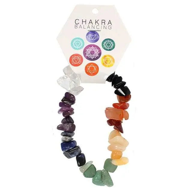Heavy Chakra Bracelet Powerfulhand.com