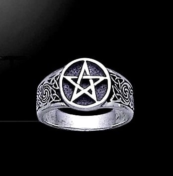 Pentagram Pentacle Ring