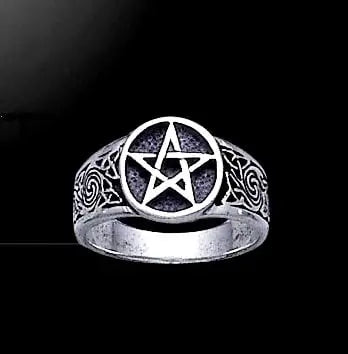 Pentagram Pentacle Ring Powerfulhand.com