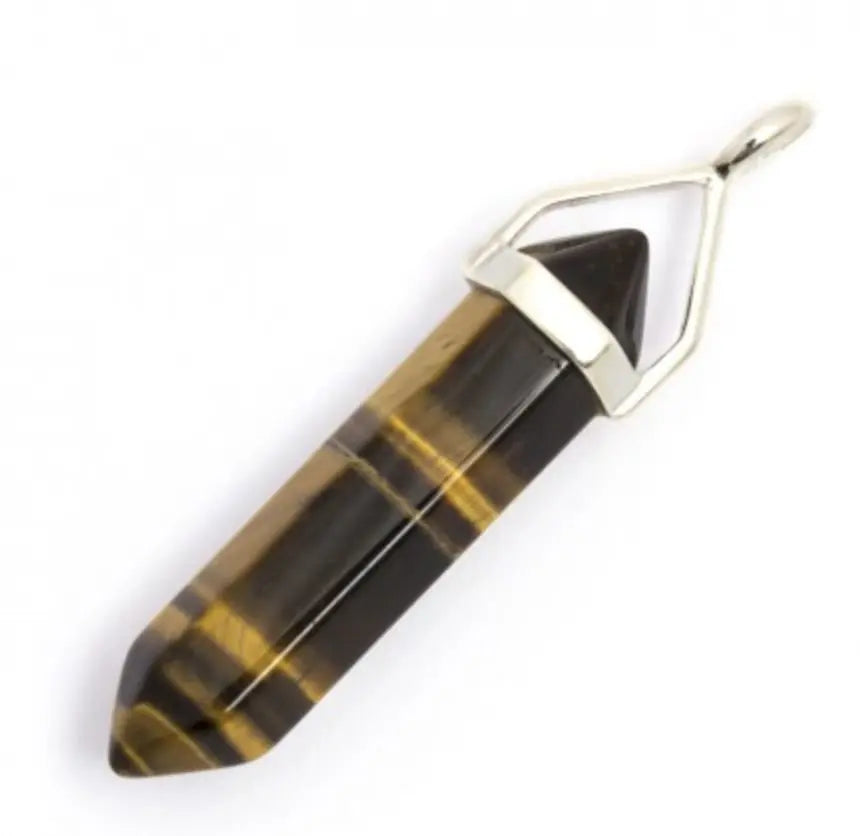 Tiger's Eye Point Pendant Powerfulhand.com