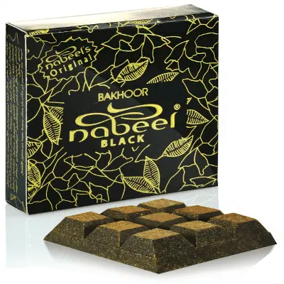 Bakhoor Nabeel Black Incense Powerfulhand.com