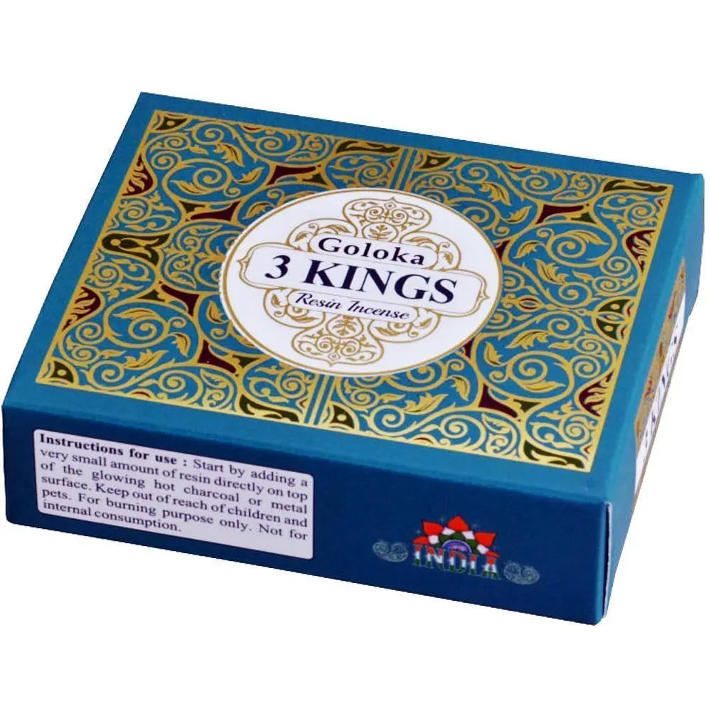 Goloka Three Kings Resin Incense Powerfulhand.com