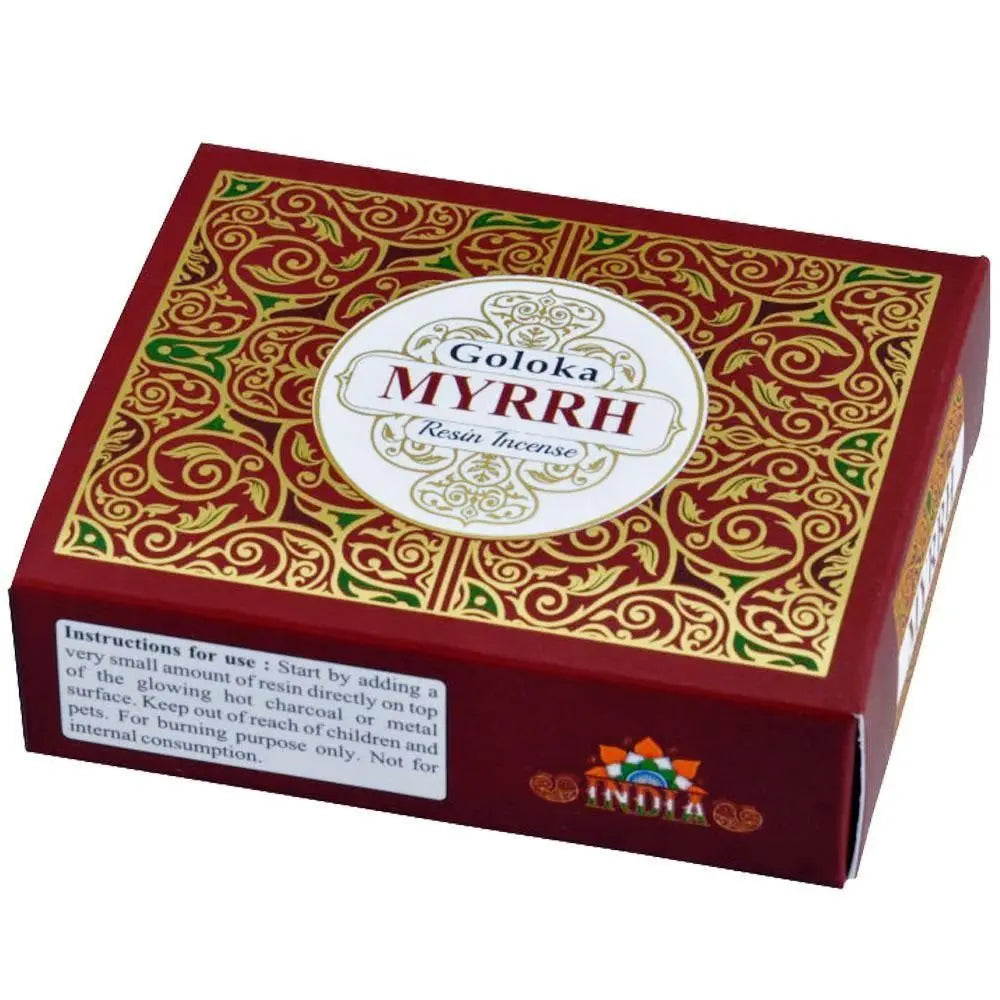 Goloka Myrrh Resin Incense Powerfulhand.com