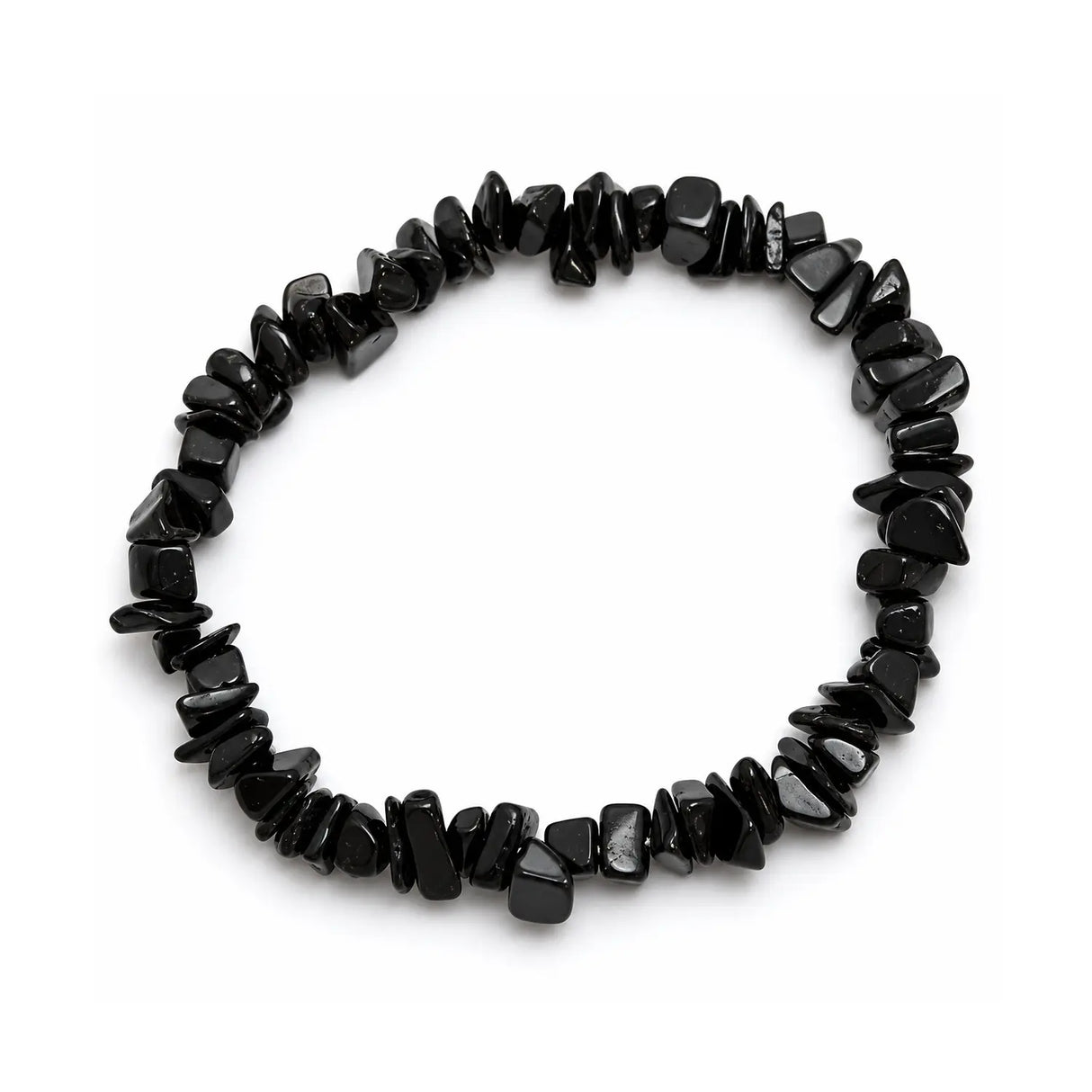 Black Tourmaline Chip Bracelet Powerfulhand.com