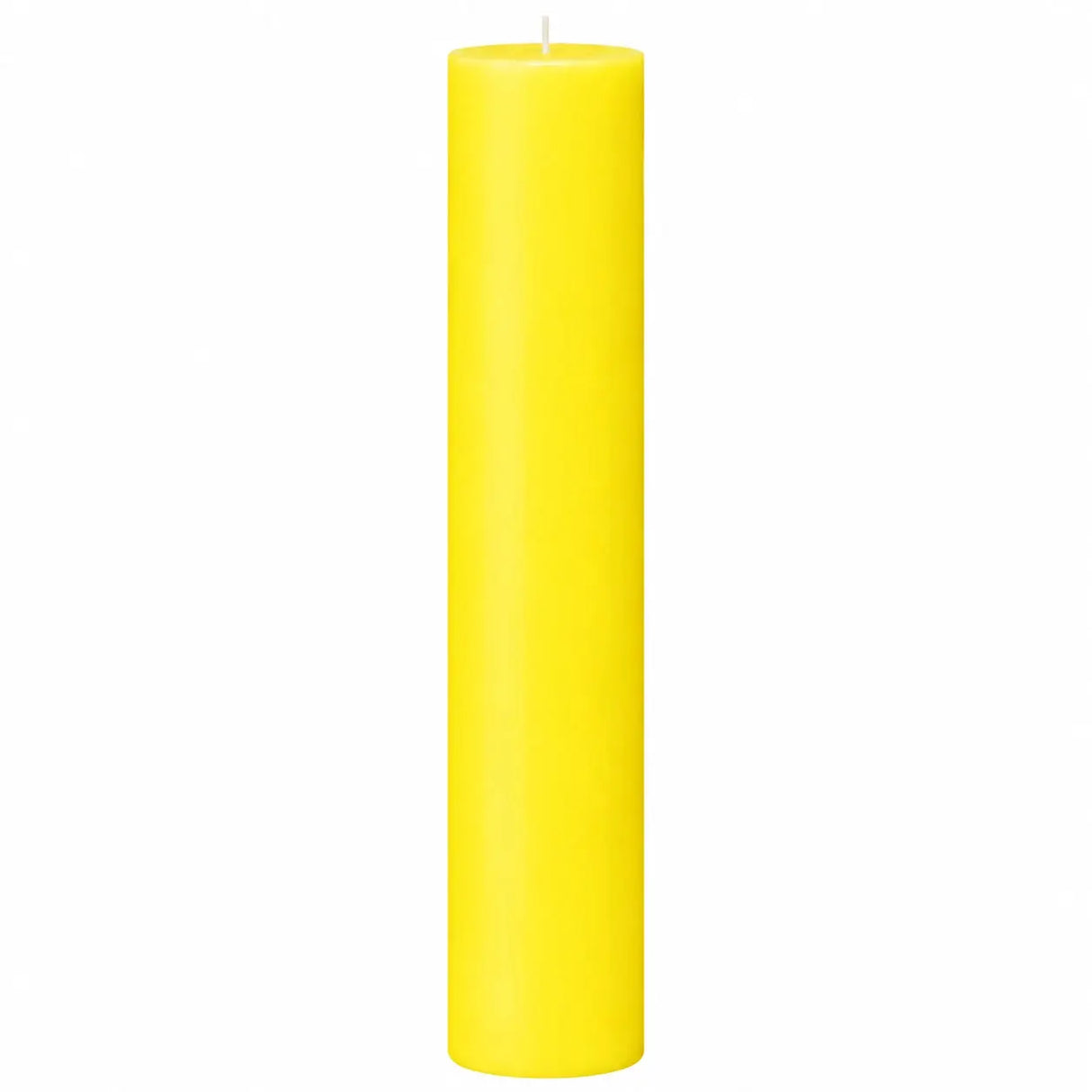 Yellow Pillar Candle (2x12") Powerfulhand.com