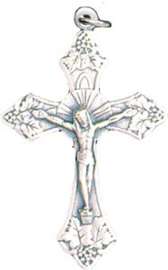 Metal Crucifix 1 3 - 4 inch