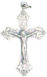 Metal Crucifix 1 3 - 4 inch