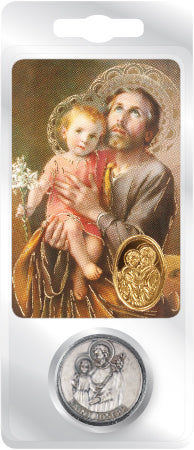 Saint Joseph Pocket Token & Prayer Card