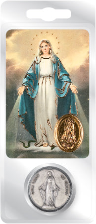 Miraculous Medal Pocket Token & Prayer Card