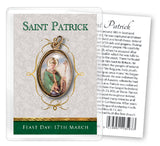 Saint Patrick Leaflet with Gilt Medal (Gold Foil)
