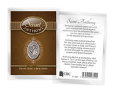 Saint Anthony Leaflet with Oxidised Medal